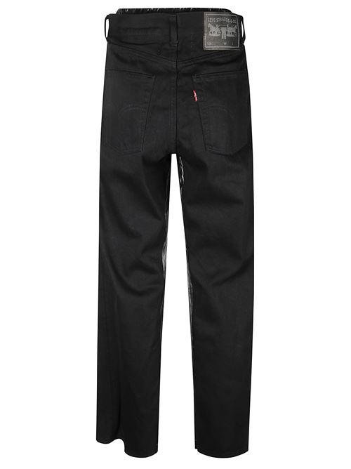Jeans in denim ed ecopelle JUNYA WATANABE | JPP2070511BLACKBLACK